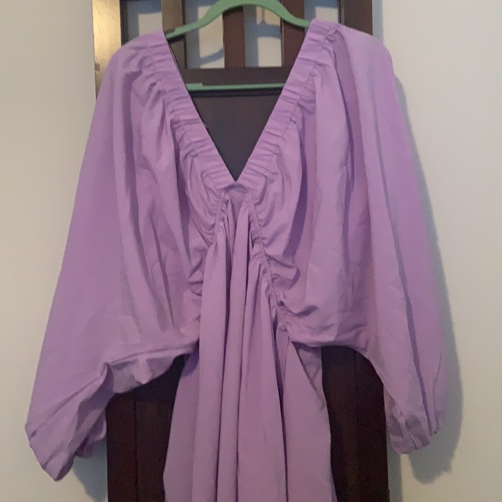 Tie Back Sleeve Dress